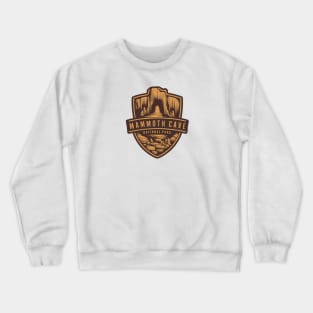 Mammoth Cave National Park Vintage Shield Crewneck Sweatshirt